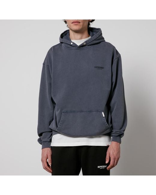 Represent Gray Owner’Club Cotton-Jersey Hoodie for men