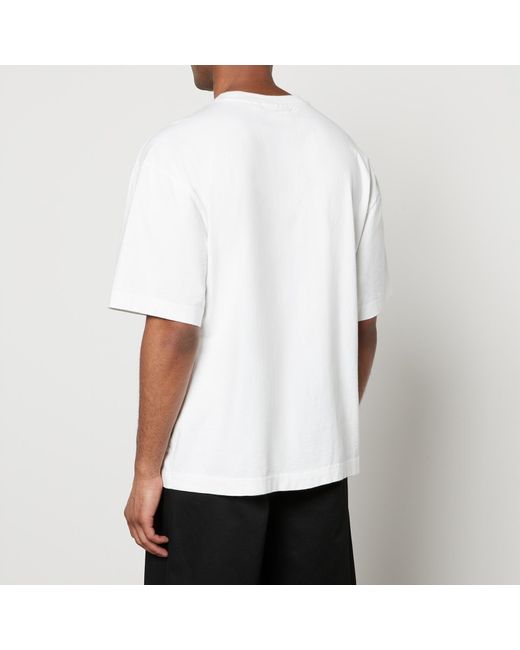 Axel Arigato White Essential Logo-Print Cotton-Jersey T-Shirt for men