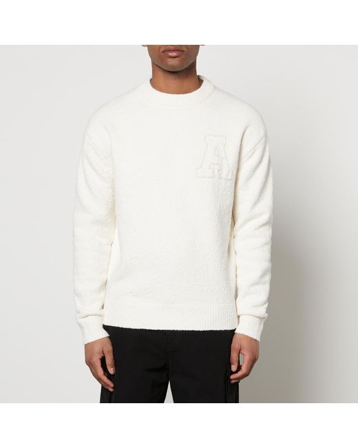 Axel Arigato White Radar Cotton-Blend Knit Sweatshirt for men