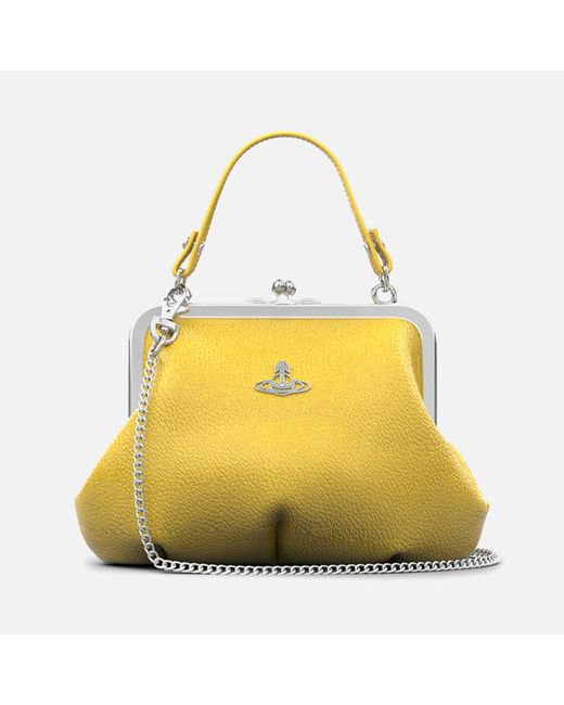 Vivienne Westwood Re vegan Granny Frame Purse in Yellow Lyst