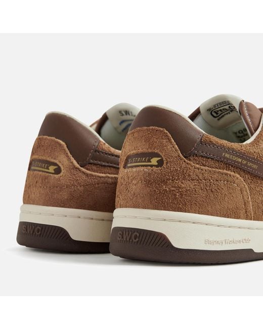 Stepney Workers Club Brown Pro-Cup 01 S-Srike Suede Trainers for men