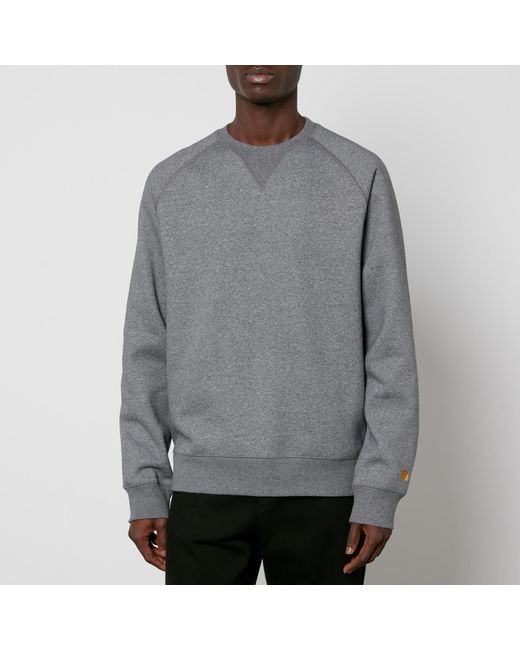 Carhartt Gray Chase Cotton-Blend Sweatshirt for men