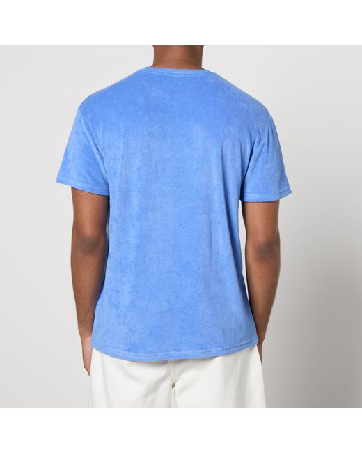 Polo Ralph Lauren Blue Cotton-blend Terry T-shirt for men
