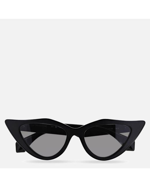 Vivienne Westwood Black Anouk Cat Eye Acetate Sunglasses