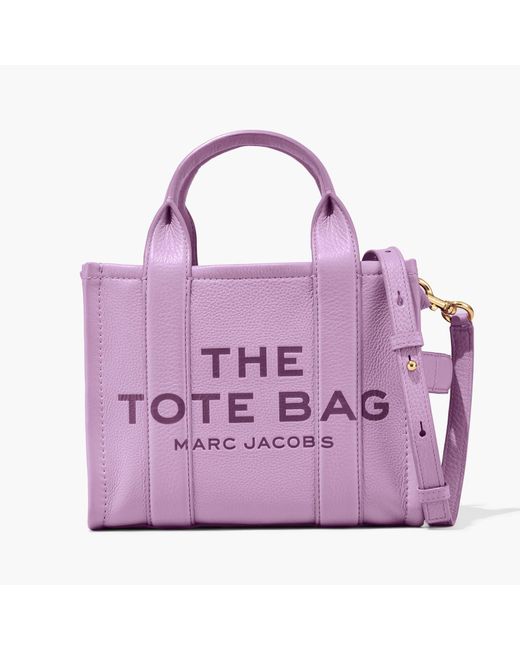Marc Jacobs Purple The Mini Tote Bag Leather
