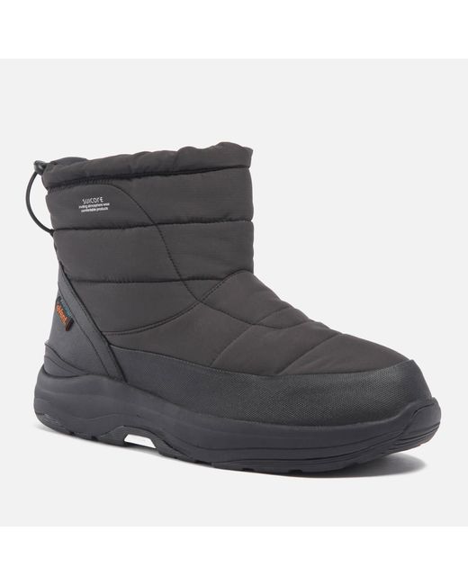 Suicoke Black Padded Nylon And Synthetic Bower Boots for men
