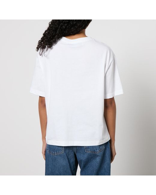 A.P.C. White Jean Printed Cotton-Jersey T-Shirt