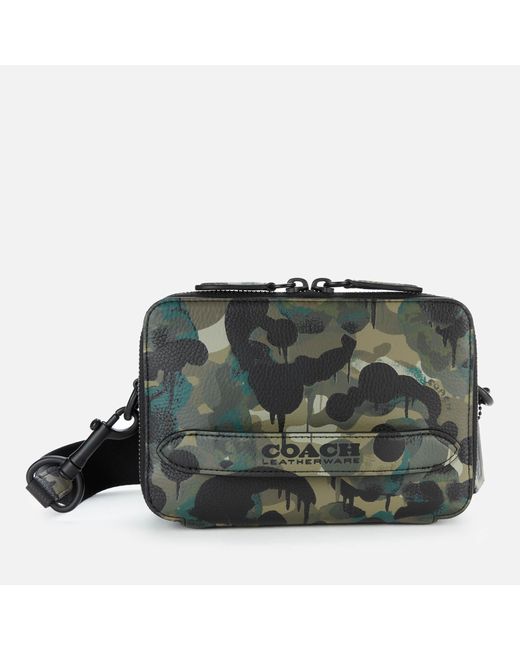COACH Multicolor Charter Crossbody Bag With Hybrid In Camo Print Leather for men
