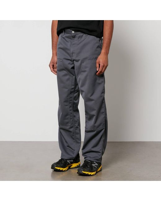 Carhartt Double Knee Cotton-Twill Trousers in Gray für Herren