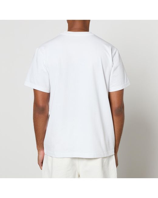 sunflower White Master Logo Organic Cotton-Jersey T-Shirt for men
