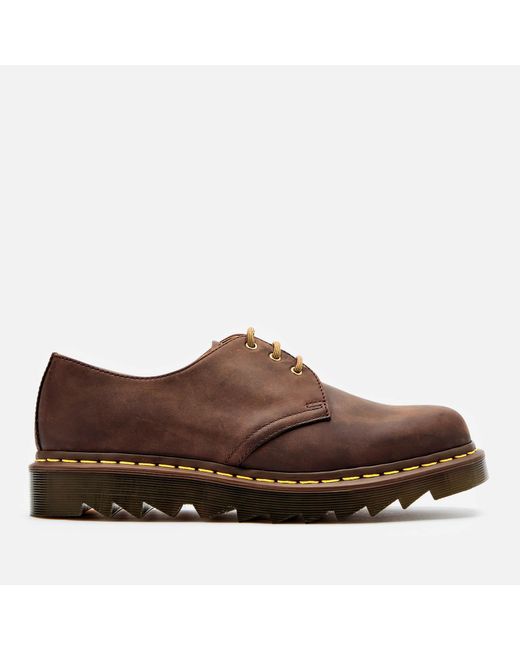 Dr. Martens Brown 1461 Ziggy Leather 3-eye Shoes for men
