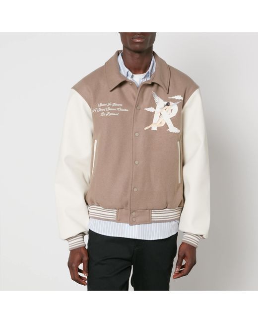Represent Natural Storms In Heaven Wool-blend Varsity Jacket for men