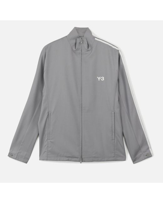 Y-3 Gray Shell Track Jacket for men