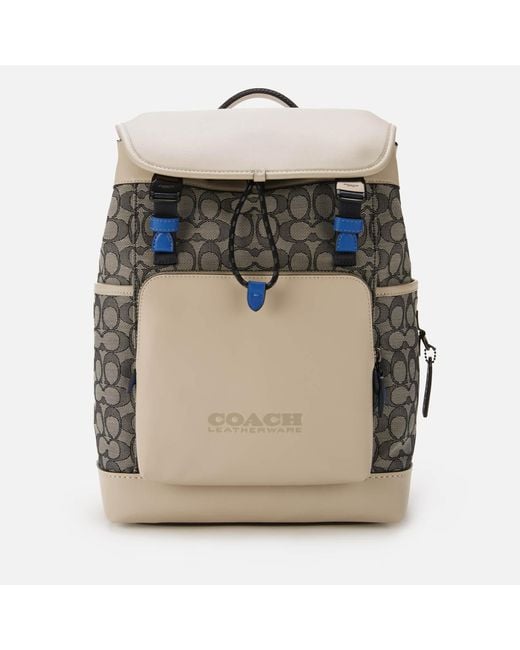 COACH Multicolor League Flap Backpack for men