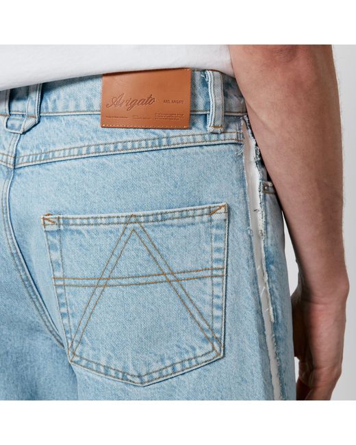 Axel Arigato Blue Studio Stripe Denim Wide-Leg Jeans for men