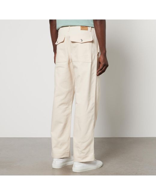 Maison Kitsuné Natural Workwear Denim Straight-Leg Trousers for men
