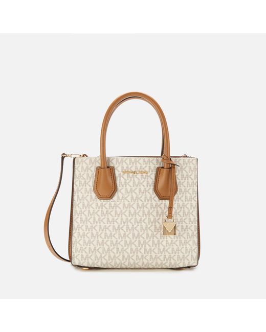 Michael Kors Hamilton Large Logo Tote In White Lyst, 43% OFF