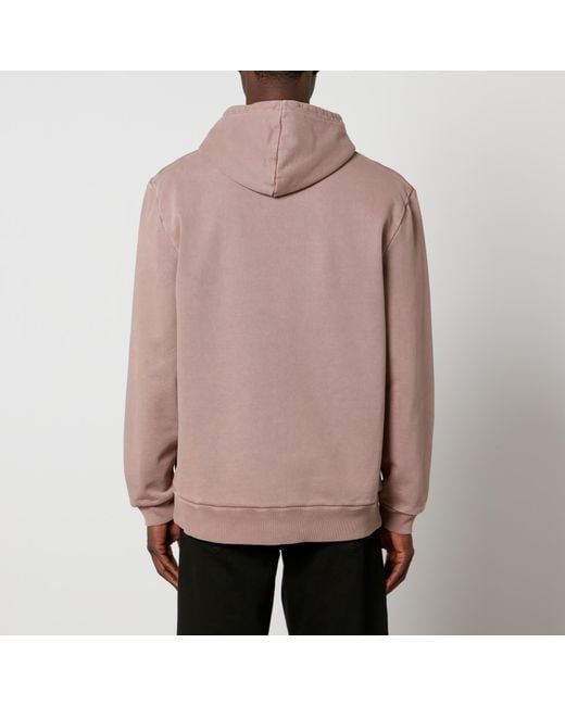 Fred Perry Pink Logo Cotton-Jersey Hoodie for men
