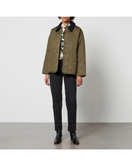 Barbour X House of Hackney Green Daintry Quilted Shell Jacket