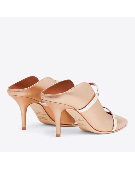Malone Souliers Pink Maureen 70 Leather Heeled Mules