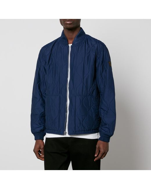 Polo Ralph Lauren Blue Gunner Cotton And Nylon-Blend Bomber Jacket for men