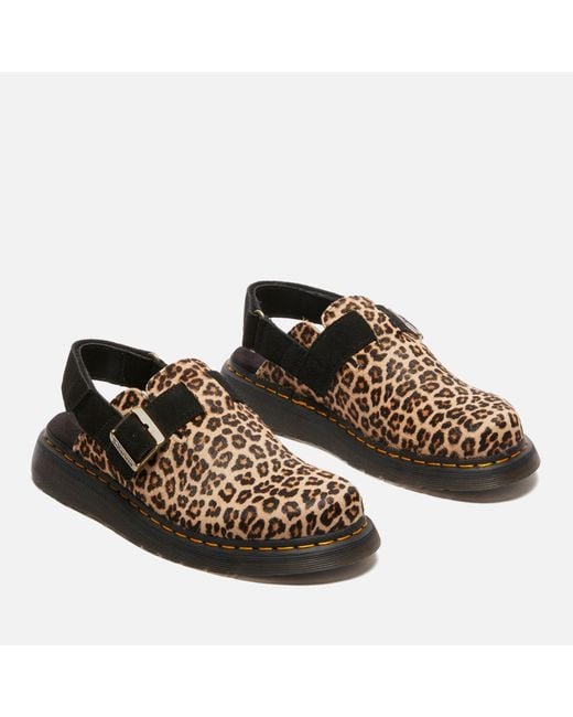 【Dr.Martens】 ★ JORGIE II ★ LEOPARD Dr. Martens Jorge II Leopard Mules | Brown | FARFETCH