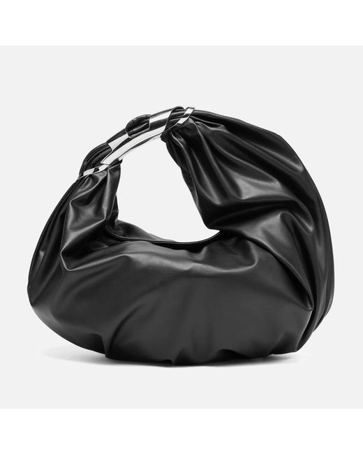 DIESEL Black Grab-d Faux Stretch-leather Hobo Bag