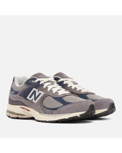 New Balance Blue 2002R Suede And Mesh Trainers for men