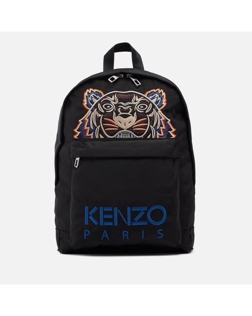 KENZO By Nigo Kampus Logo-embroidered Canvas Backpack in Black for Men ...