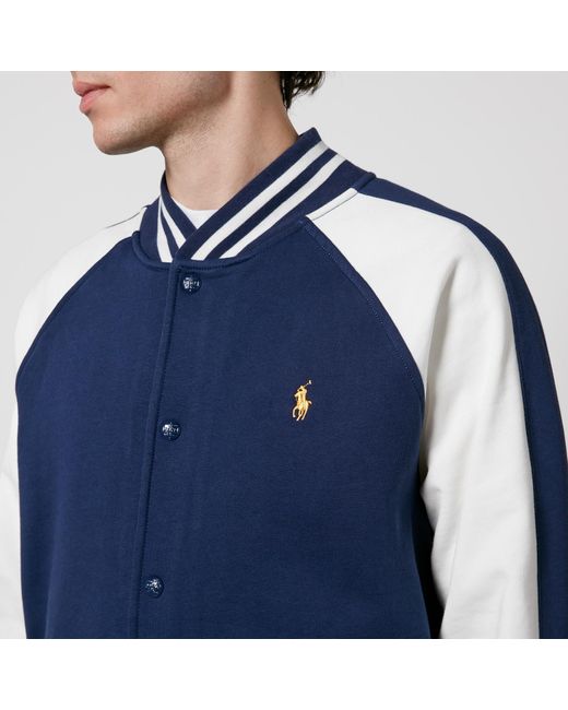 Polo Ralph Lauren Blue Lunar New Year Dragon Cotton-Blend Bomber Jacket for men