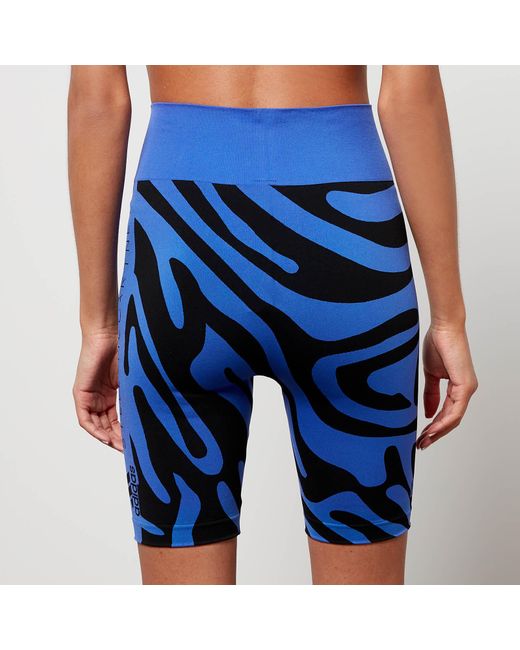 blue adidas cycling shorts