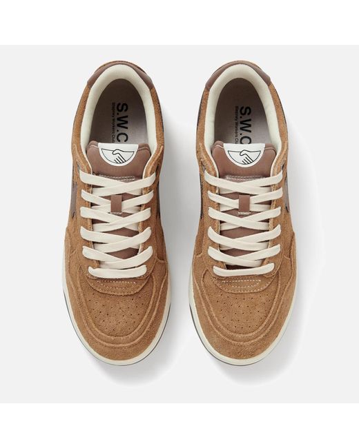 Stepney Workers Club Brown Pro-Cup 01 S-Srike Suede Trainers for men