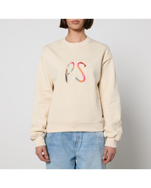 PS by Paul Smith Natural Logo Cotton Sweatshirt