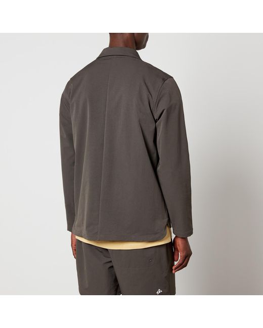 Parel Studios Gray Parel Prespa Logo-print Stretch-shell Top for men