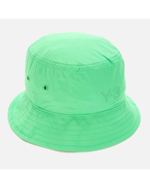 Y-3 Bucket Hat in Green for Men | Lyst