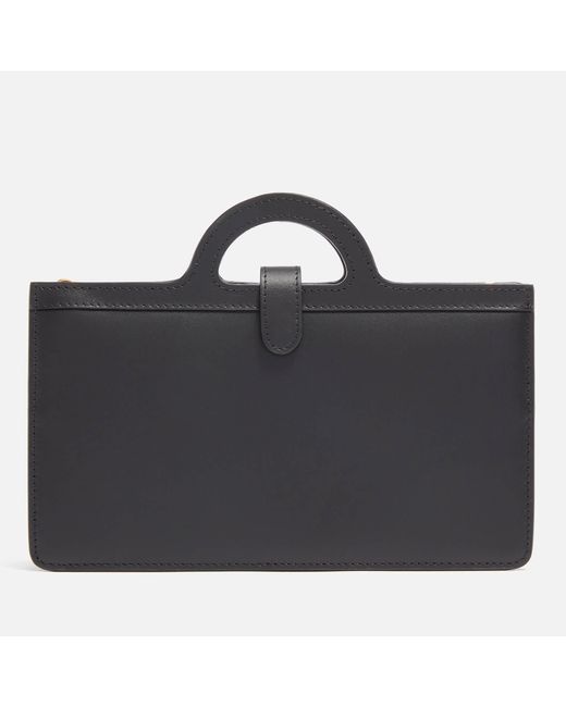 Marni Black Long Leather Wallet