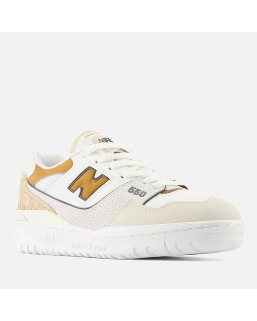 New Balance 550 Trainers in White Lyst