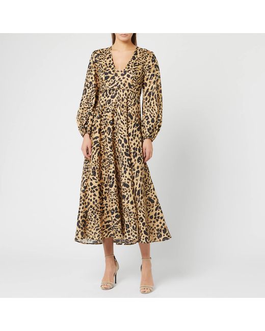 Zimmermann Multicolor Leopard-printed Dress