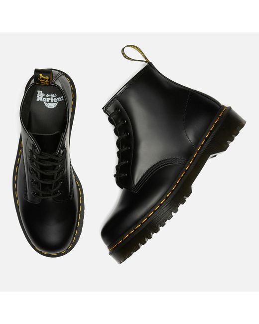 Dr. Martens Black 101 Bex Smooth Leather Boots