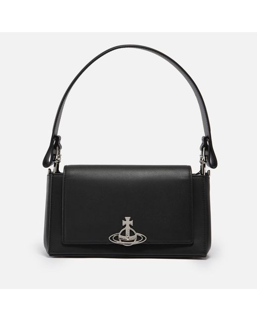 Vivienne Westwood Hazel Leather Bag in Black Lyst Australia