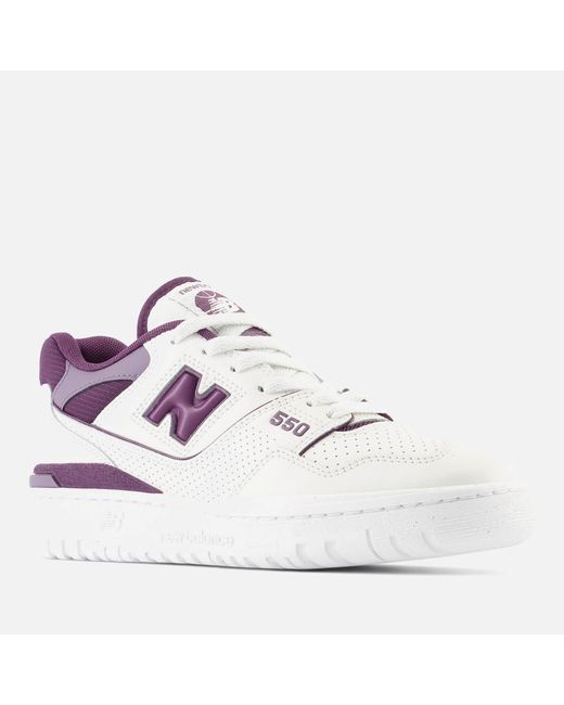 New Balance White 550 Trainers