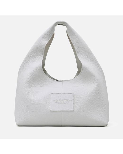 Marc Jacobs White The Sack Grained Leather Bag