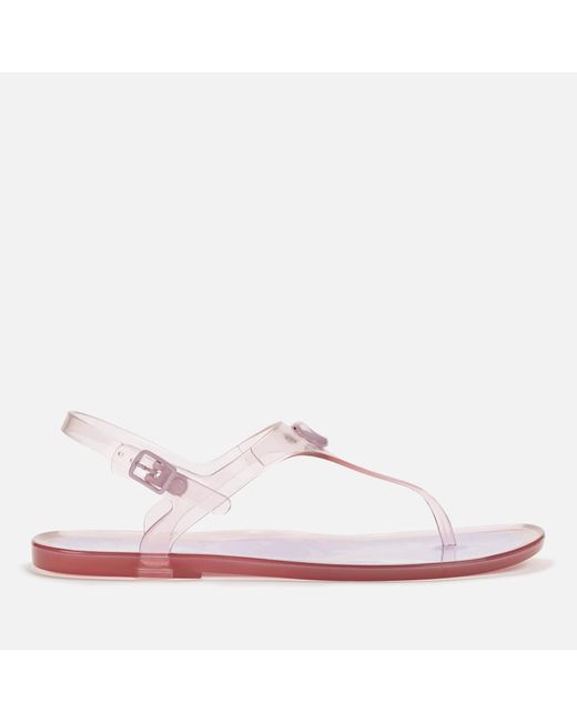 COACH Rubber Natalee Jelly Toe Post Sandals in Purple Lyst