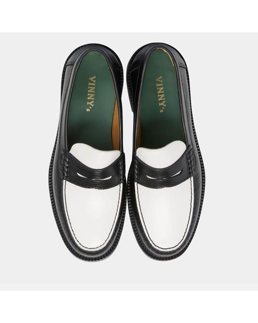 vinny-s-vinny-s-yardee-leather-penny-loafer-in-black-for-men-lyst