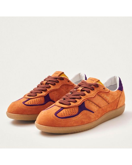 Alohas Brown Tb.490 Rife Suede Trainers