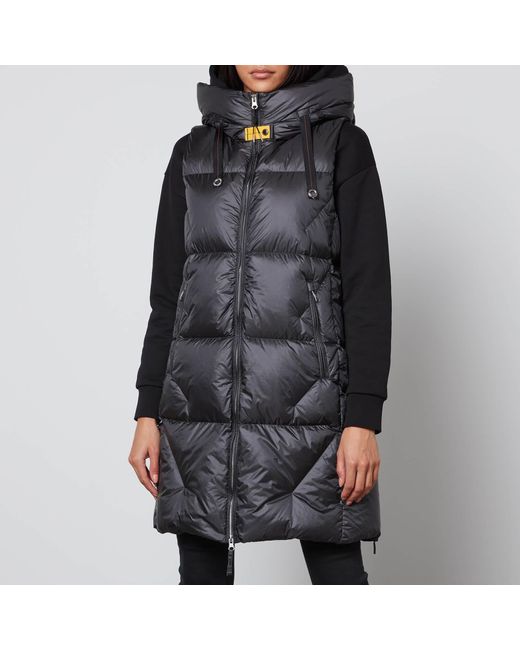 Parajumpers Black Hollywood Zuly Midi Shell Gilet