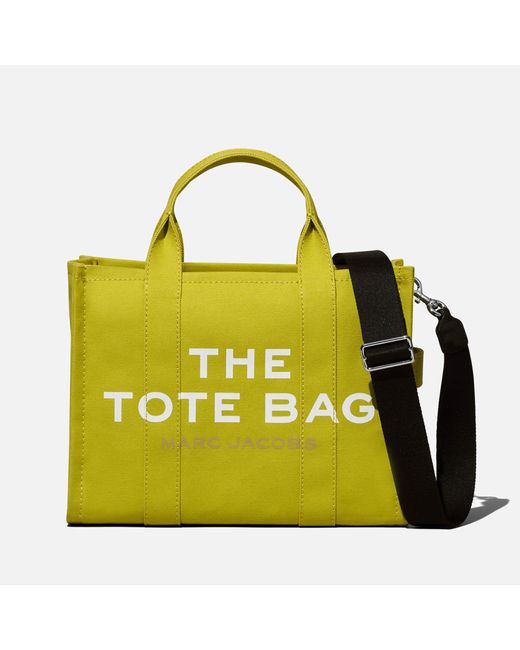 Marc Jacobs Yellow The Medium Canvas Tote Bag
