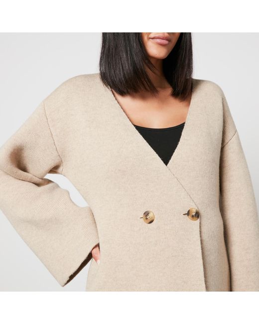 By Malene Birger Natural Tinley Wool-Blend Cardigan