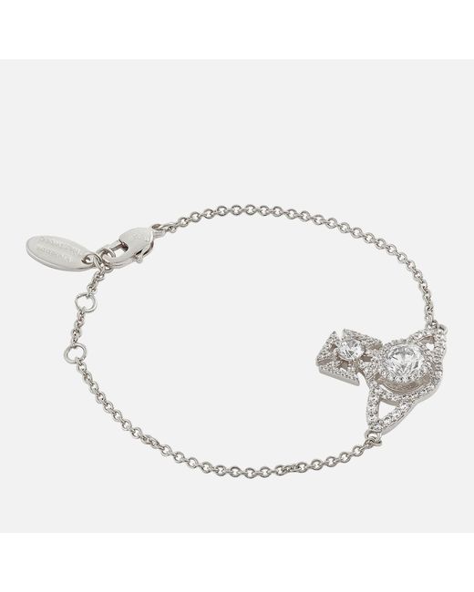 Vivienne Westwood Metallic Norabelle Silver-tone Bracelet