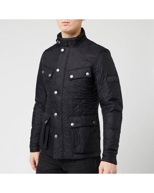 barbour ariel quilted jacket black